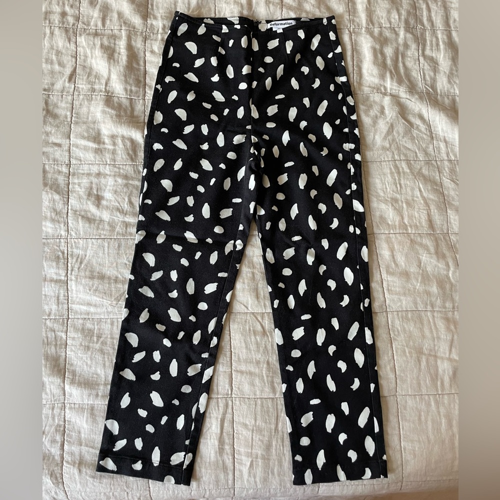 Reformation Petite Cropped Marlon Pant, P6
